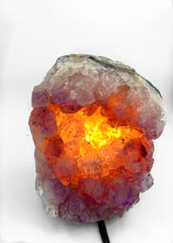 Load image into Gallery viewer, Amethyst Crystal lamp
