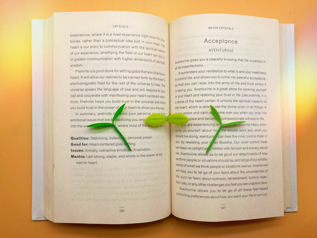 Silicone Sprout Bookmarks